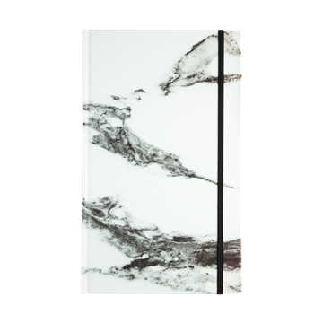 Paper on the Rocks Marble notesbog i hvid med stenpapir - KoZmo Design Store