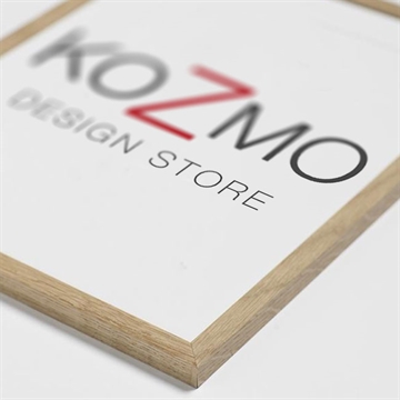 Ramme i egetræ med plexiglas - KoZmo Design Store
